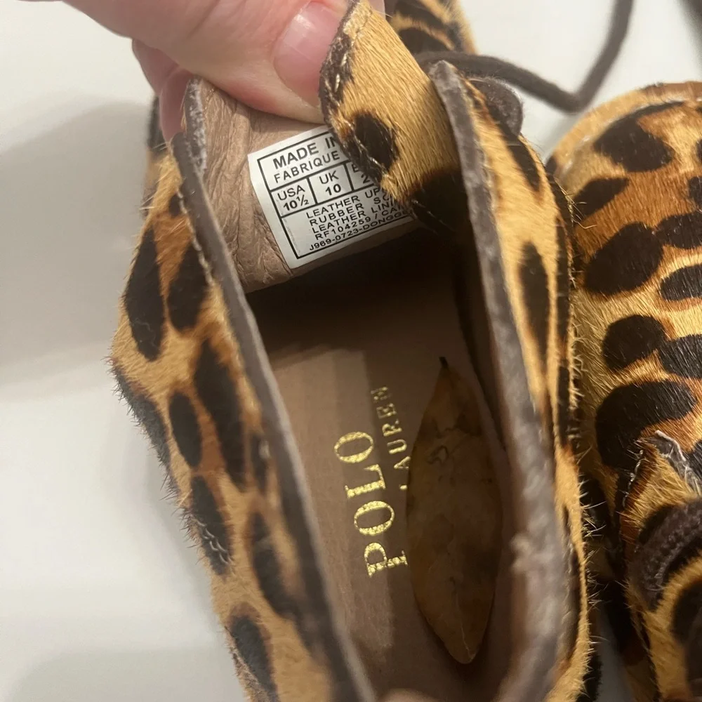Polo Ralph Lauren little girl animal print, very gently used 10.5